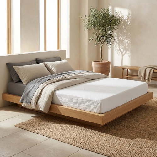 Atlas Mattress 6" Full Gel Memory Foam Mattress, Breathable Cover, Medium Firmness