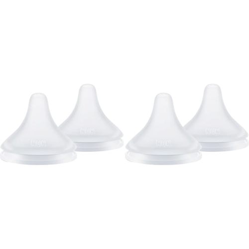 NUK Perfect Match Slow Flow Nipple, 4 Pack, BPA Free