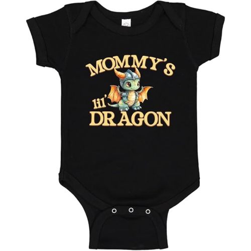 Mommy's Little Dragon Baby One Piece Bodysuit Or Toddler Shirt Cute Fairy Tale Medieval Fantasy Outfit