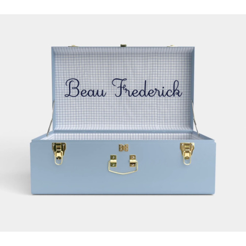 Grand Trunk - Light Blue - Picnic in Blue / Embroidery