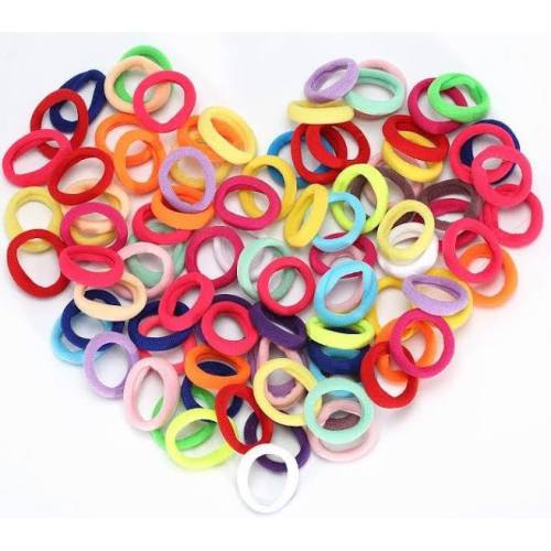 100PCS 20 Colors Baby Hair Ties, Toddler Hair Ties for Girls Kids, Elastic Hair Bands Ponytail Holder, Soft Seamless Small Hair Ties by NanTuYo | Google Shopping