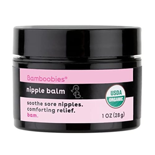 Bamboobies Women's Nipple Cream, Organic Cream for Soothing Skin, Nipple Balm, 1 oz (Pack of 1) - Nipple Cream - 1 Pack