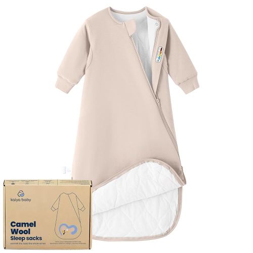 Unisex Rayon Sleeping Bag for Babies and Toddlers 2.5 Tog Sleep Sack 0-6Months, Baby Sleep Sack, Newborn Sleep Sack, Wearable Blanket Baby, One Piece Long Sleeves, Gifts for Toddlers