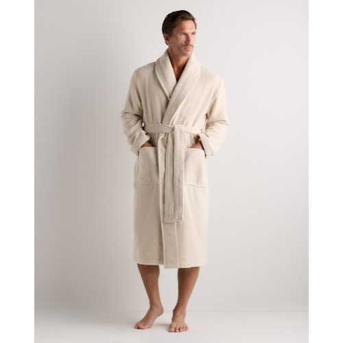 Turkish Cotton Terry Robe in Birch