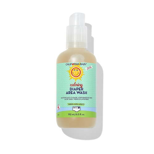 California Baby Diaper Spray | Cleans Better Than Baby Wipes | Gentle Alternative to Wet Wipes | Soothing Aloe | Diaper Bag Essentials | 6.5 oz. HSA/FSA Eligible