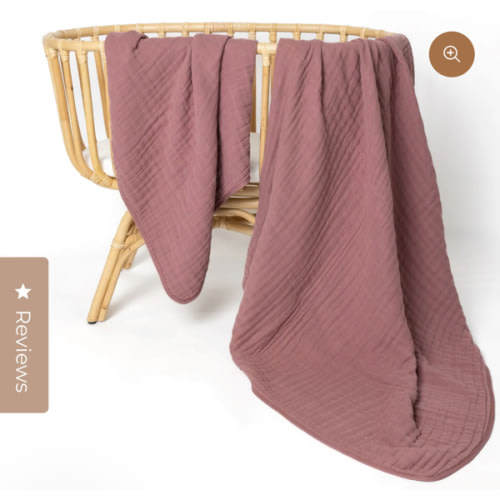 Cloud Muslin™ Quilt - Berry