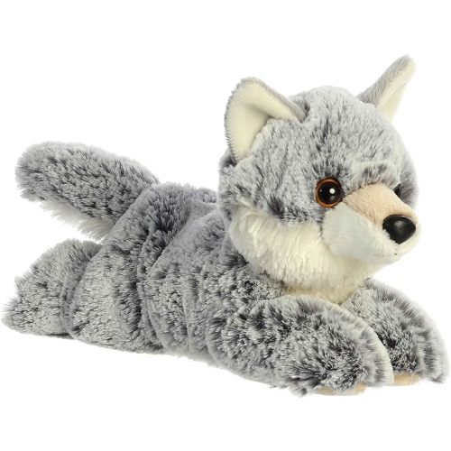 Aurora® Adorable Mini Flopsie™ Winter Wolf™ Stuffed Animal - Playful Ease - Timeless Companions - Gray 8 Inches