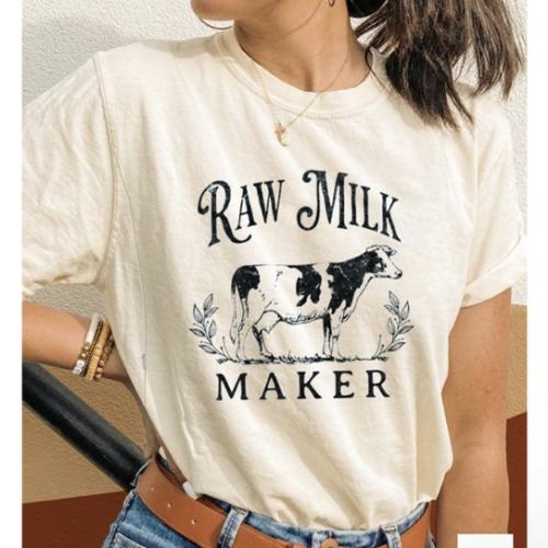 Funny Raw Milk Maker Breastfeeding T-shirt – Giftifymama