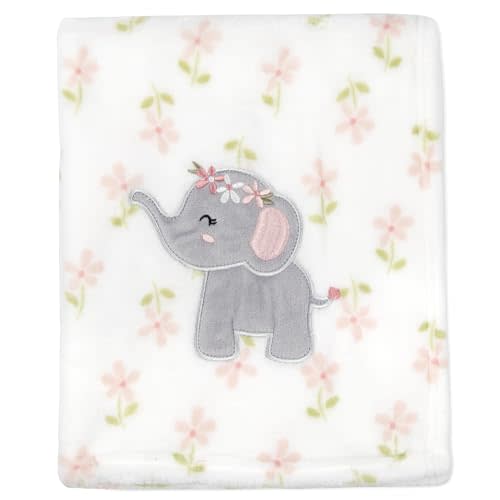 Plush Fleece Throw and Receiving Baby Blankets for Boys and Girls 30x36