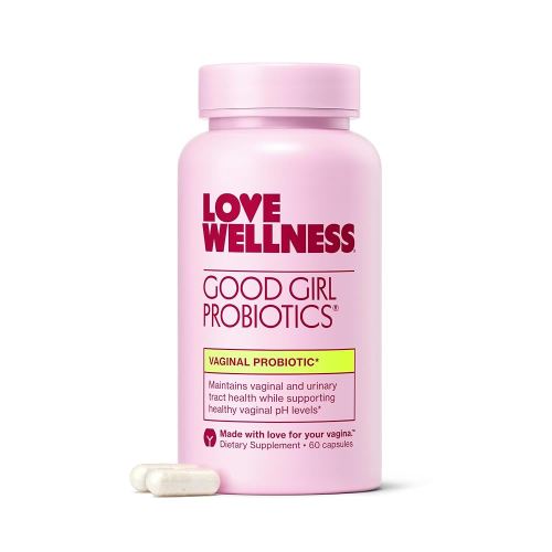 Love Wellness Good Girl Probiotics | Women’s Vaginal Health & pH Balance Supplement | Probiotic for Urinary Tract, Yeast, Odor & Immune Support | Gluten-Free | 30-Day Supply