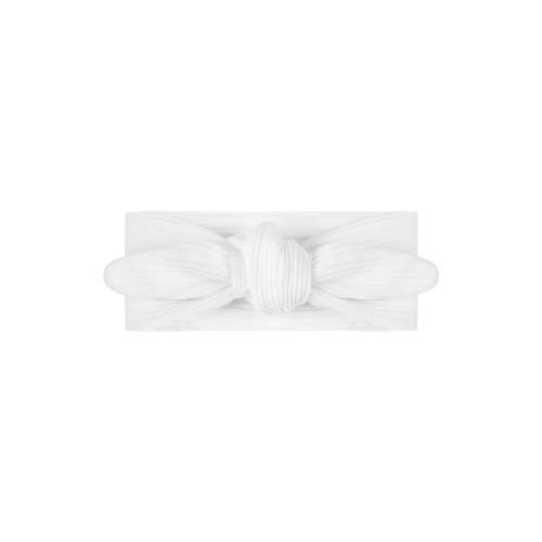 Ribbed Headband - White