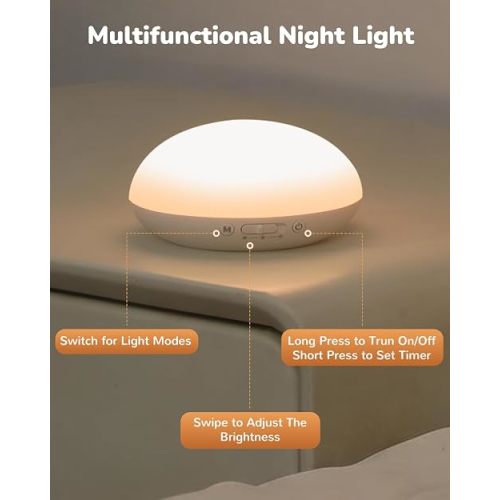 Egg Light for Nursery, Portable Baby Night Light