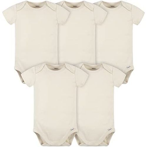 Gerber Baby 5 Pack Onesies Multi-Packs Bundle Interlock 180 Gsm