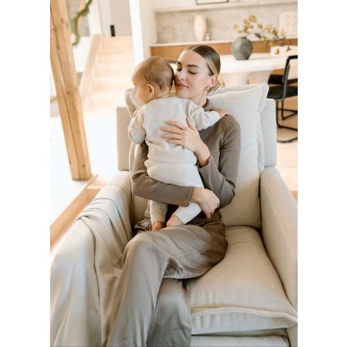 High Performance Basket Sand | Flynn | Swivel Nursery Recliner | Oilo™ Studio