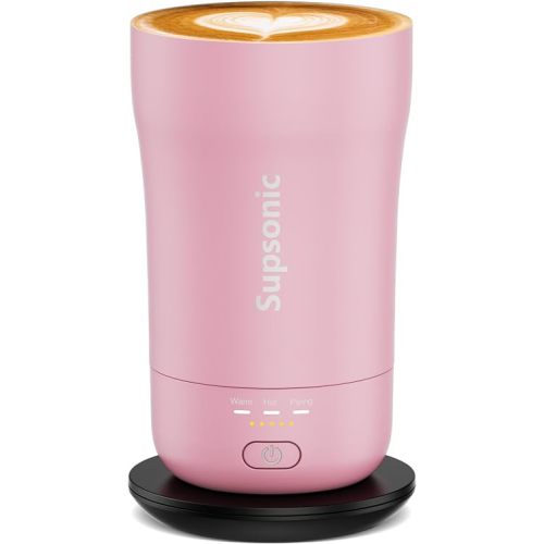 Supsonic Heated Coffee Mug, 14oz Smart Constant Temperature Travel Mug (S1)