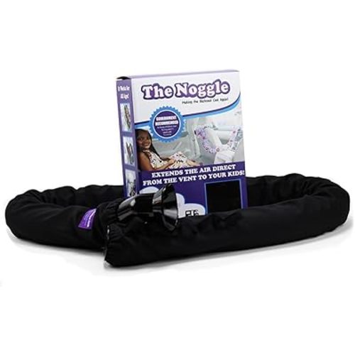 NOGGLE The Kids Personal Air Conditioning System to Keep Them Cool in The Back Seat - 6ft, Black Ice