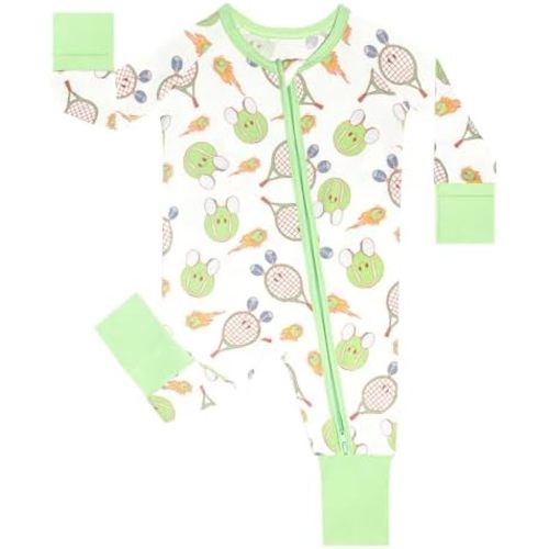 GUISBY Baby Footless Pajamas, Rayon of Bamboo, Core, NB-2T