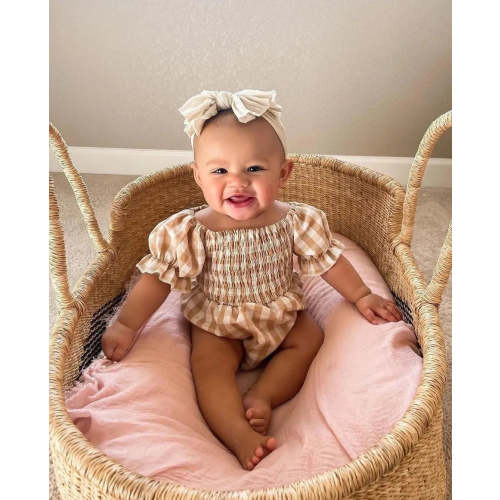 Greta Romper in Buffalo Beige | Reverie Threads