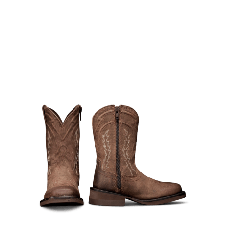 The Doc Toddler Cowboy Boot - Cafe goat | Tecovas