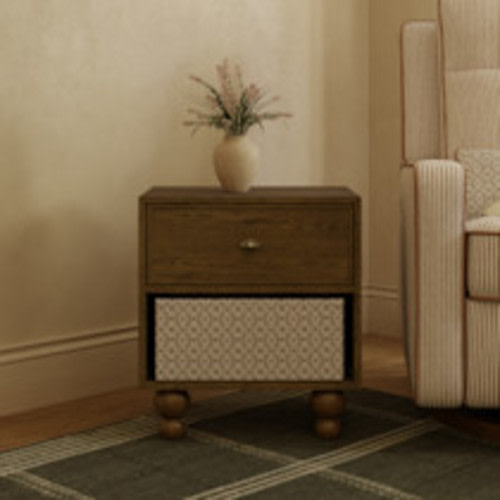 babyletto Astre Assembled Nightstand by Nate Berkus - Toffee