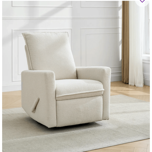Latitude Run® Boucle Glider Swivel Recliner - Wayfair Canada