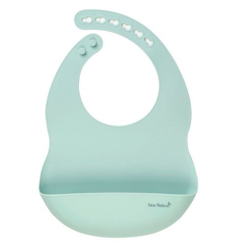 SARO Silicone Baby Bibs (6+ Months) - Adjustable, Waterproof & Easy Clean - Mealtime Essential