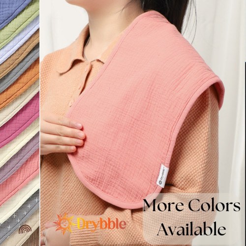 Multi-Layer Waterproof Burp Cloths | Organic Cotton Burpcloth | Baby Shower Gift | Baby Burp Rug | Muslin Burp Rug | Unisex Shoulder Rag