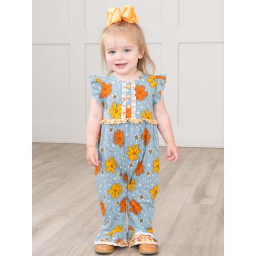 Golden Hour Ruffle Romper