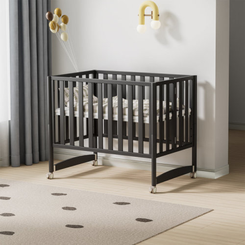 Harriet Bee 6-In-1 Portable Foldable Convertible Cradle To Mini Crib With Removable Wheels & Reviews | Wayfair