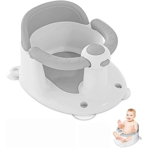 Baby Bath Seat for Babies 6 Months & Up, Bath Seats for Babies Sitting Up, Open Design, Non-Slip, Compact Toddler Bath Seat.