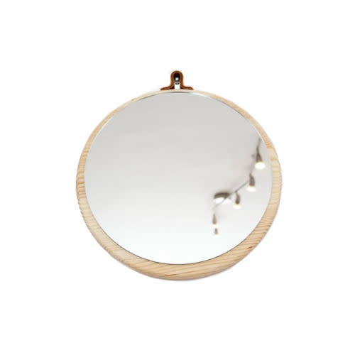 Nursery Wall Mirror (1 PC; Design #3) | woodidoo – Child-Safe Plexiglass Mirror With Wooden Frame