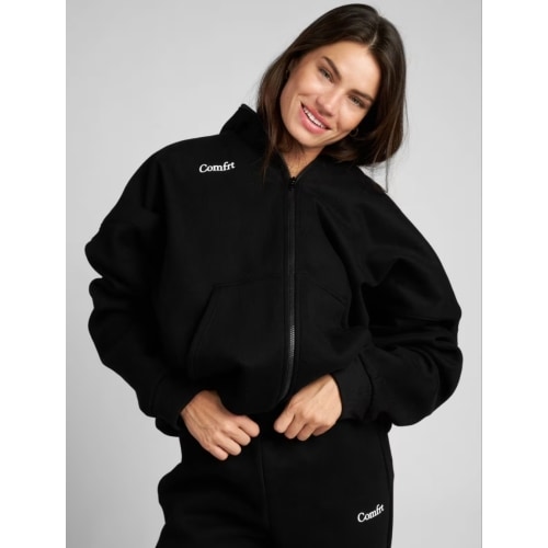 Cloud Zip Hoodie / Midnight