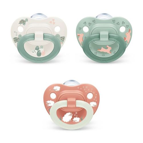 NUK First Choice Classic Pacifiers - 3pk - Size 1, 0-6m