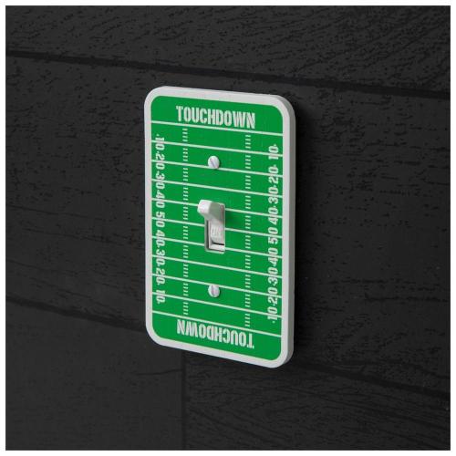 Football Field Single Switch Plate