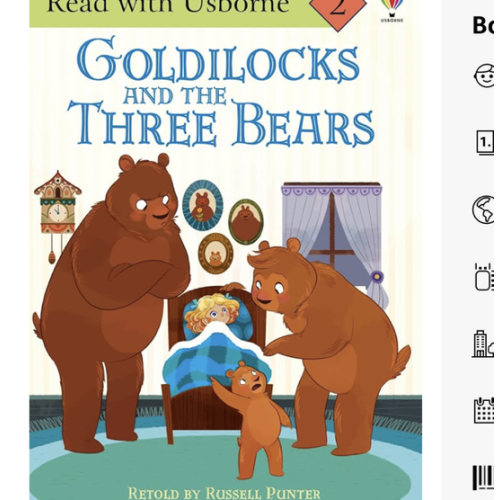 Goldilocks and the Three Bears (Read with Usborne): A Classic Fairy Tale About a Cottage in the Woods for Kids (Ages 5-8)