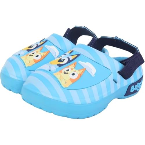 Bluey Boys & Girls Clogs Kids Slip On Beach Water Shoes with Adjustable Strap