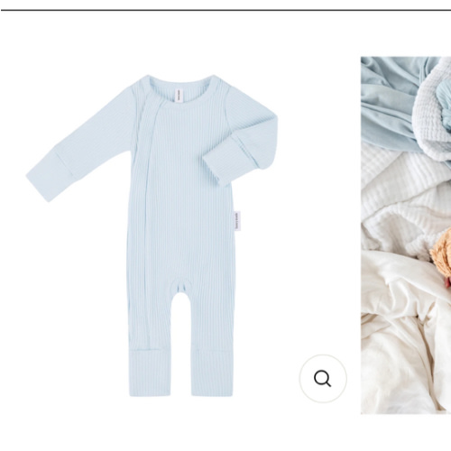 Baby Onesie - Powder Blue