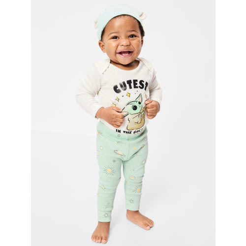 Star Wars™ Grogu Bodysuit, Leggings & Beanie 3-Piece for Baby