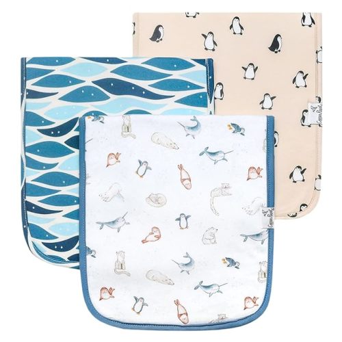 Copper Pearl Arctic Wonder Burp Cloth Set