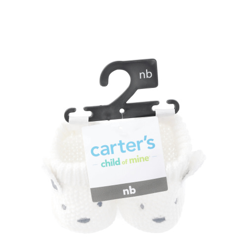Carter's Child of Mine Newborn Unisex Bunny Slippers
