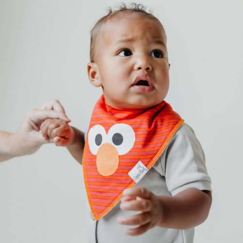 4 Pack Baby Bandana Bibs - Elmo