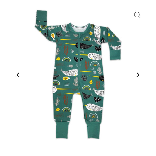 Narwhal Baby Pajamas