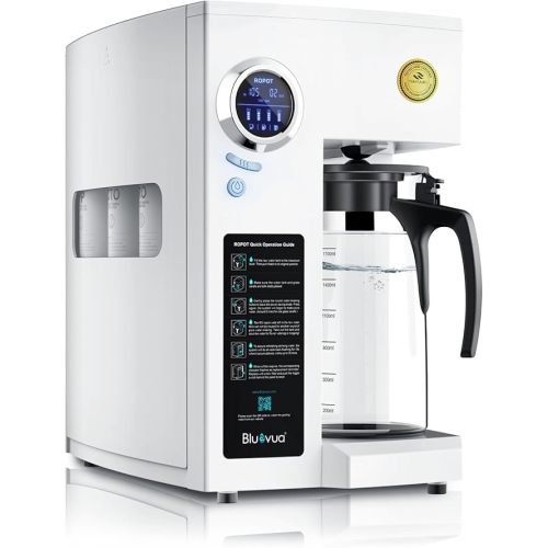 Bluevua RO100ROPOT Countertop Reverse Osmosis Water Filter System