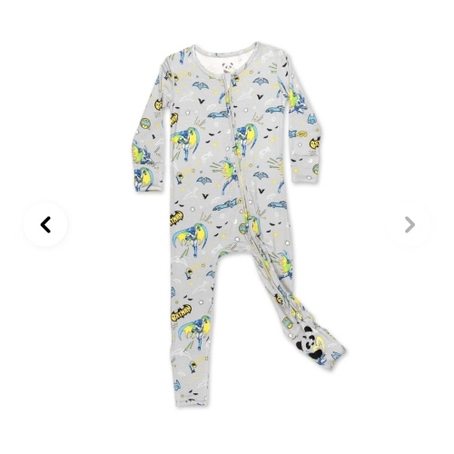 Batman Bamboo Convertible Footie