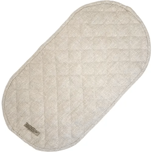 Linen Perch 100% Linen Changing Pad Liner -Quilted Cover for Baby Changing Basket - Baby Changing Pad Cover for Boys and Girls - Washable and Reusable