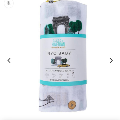 New York City Baby Muslin Swaddle Blanket: Shop Now – Little Hometown