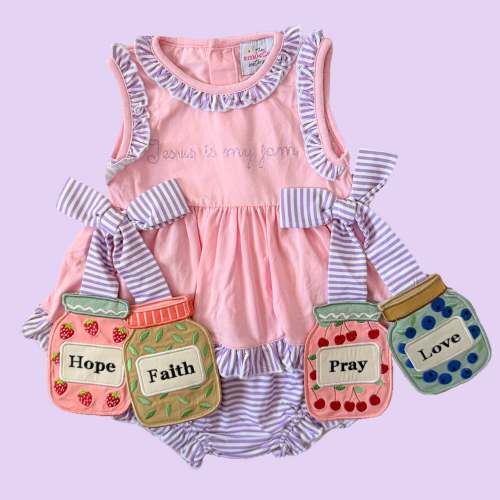 Jesus Is My Jam Diaper Set