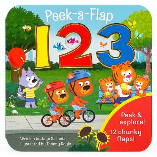 1 2 3 - (Peek-A-Flap) by Cottage Door Press (Board Book)