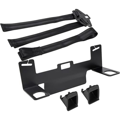 ISOFIX Universal Car Seat Mount Bracket, Child Safety Car Seat Latch Anchor Kit, Steel Seat Latch Interface Bracket for SUVs, MPVs, and Off-Road Vehicles, 330*145*104/110mm