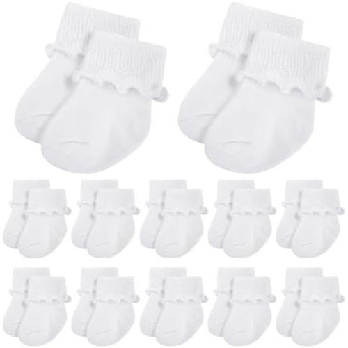Toulite 12 Pair Preemie Newborn Socks